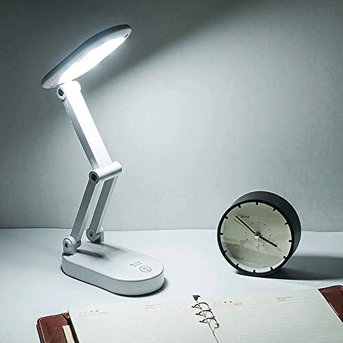 Luminaria de Mesa Touch Dobrável Abajur Sem Fio LED Articulada Recarregavel Iluminaçao Lampada 3 Fun