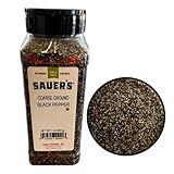 Sauer's Coarse Ground Black Pepper | 1 Pound Canister | Foodservice