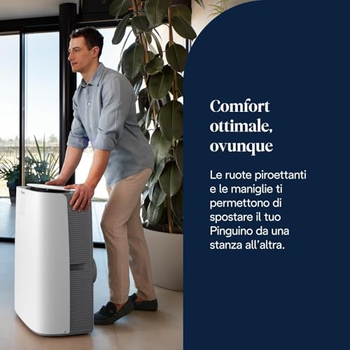 Climatiseur mobile Delonghi PAC AP130pi GentleJet Tehnologie Inverter 13 000 Btuh 3 vitesses de ventilation - vue 8