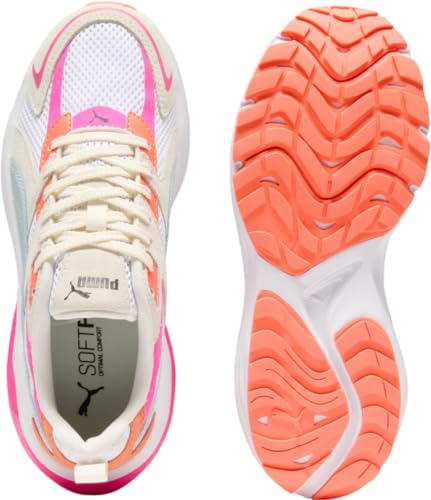 PUMA Womens Hypnotic Elevate Lace Up Sneakers Shoes Casual - White3