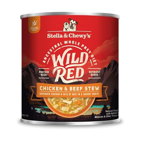 Stella & Chewy's Wild Red Wet Dog Food Chicken & Beef Stew High Protein Recipe, 10 Ounce (Pack of 6) Cover