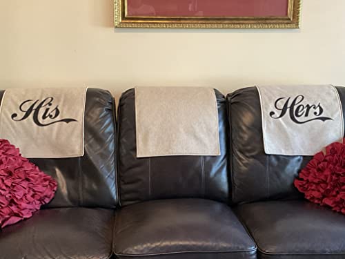 Headrest Cover For Furniture, Furniture Protectors, Solid Color,Sofa Cover Slipcover, Sofas, Loveseats, Theater Chairs,Recliners,Rv’s,Office Chair. 17X27. By: Bittlemen Co. #TOP2