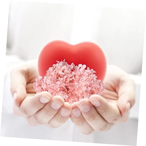 Pétalos secos naturales Hydrangea rosa para manualidades miniatura 2