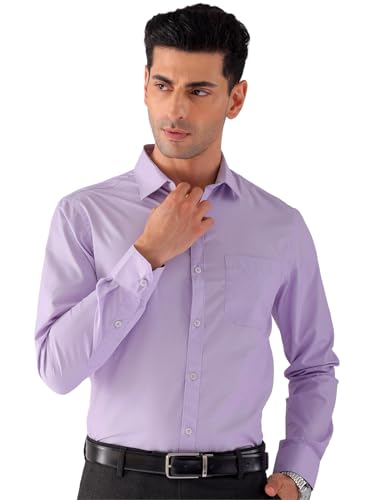 Image of The Indian Garage Co Men Slim Fit Checkered Full Sleeves Cutaway Collar Formal Shirt