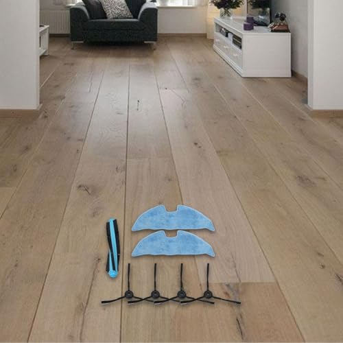 Paños lavables y cepillo lateral para RoboVac LR30 para hogares con mascotas 6