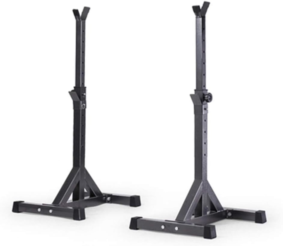 Adjustable Squat Rack, Strength Training Fitness Barbell, Squat Stands Rack Barbell Free Press Bench, Home Gym Strength Training Stand Fitness