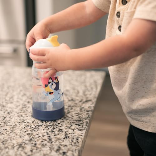 The First Years Bluey Sip & See Toddler Water Bottle - Includes Floating Charm - Toddler Cups with Straw - 12 Oz - Ages 24 Months and Up - image 2