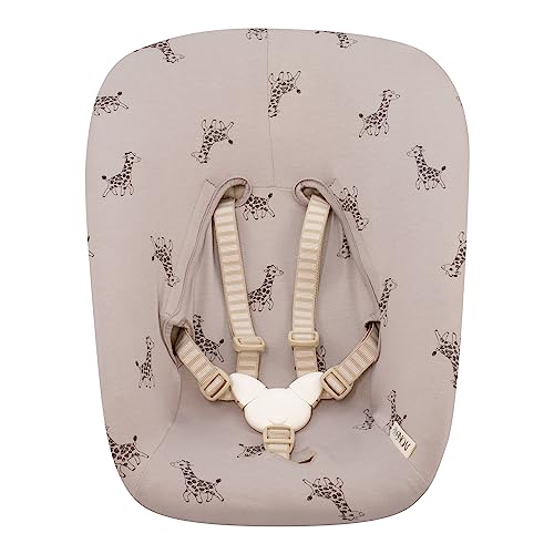 JYOKO KIDS Funda de Algodón compatible con Stokke NewBorn (GIRAFFE)