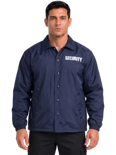 Image of First Class 100% Nylon Windbreaker with Security I.D I