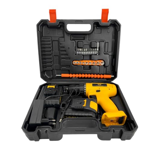 Furadeira Parafusadeira 36v Recarregavel 2 Baterias Furadeira e Parafusadeira 2 em 1 36v 2 Baterias