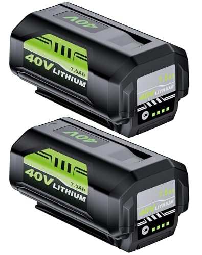 Image of 2Pack 40 Volt 7.5Ah Battery Replacement for Ryobi 40V Battery OP40601