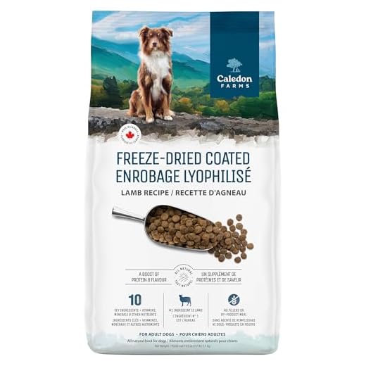 Caledon Farms Freeze-Dried Coated Lamb Recipe Premium Dry Dog Food 3.9lb