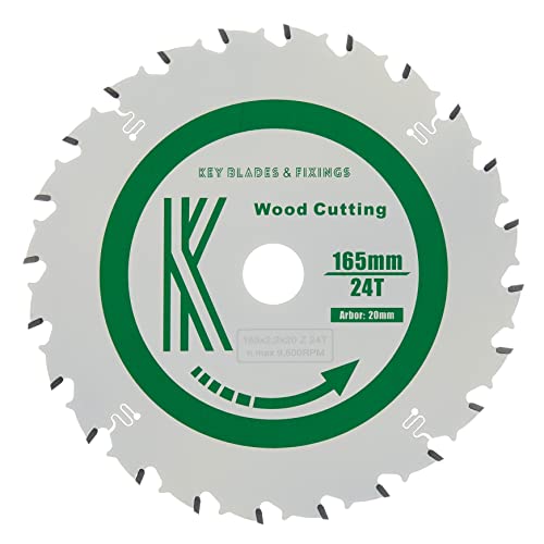 Lame de scie circulaire 165 mm avec fixations pour optimiser votre atelier