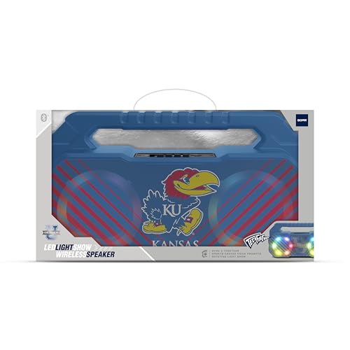 Image of SOAR NCAA Wireless Boombox Speaker, Kansas Jayhawks
