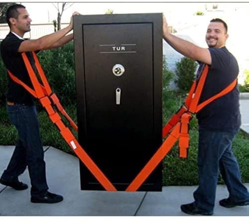 2-Person Moving Straps - Heavy Duty Shoulder Lifting Straps for Furniture & Appliances Adjustable Ergonomic Lifting Harness to Move Heavy Objects Safely
