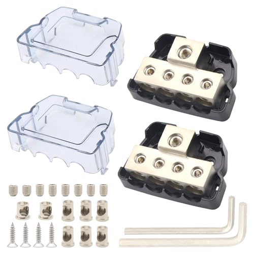 Bloc de distribution d'alimentation audio voiture sécurisé avec boîte de connexion robuste