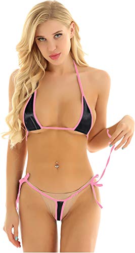 Image of SSoShHub Women Babydoll Nightwear Lingerie Swimwear Beachwear Sheer Honeymoon Lingerie Stylish Hot Bodysuit