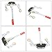 kimllier 2 Ton Heavy Duty Power Puller Dual Gear Ratchet Puller Come-Along Tool with 2 Hooks Hand Cable Puller