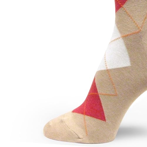 Spotlight Hosiery Argyle Dress Socks for Men, Groomsmen, Best Man, Father of the Groom2