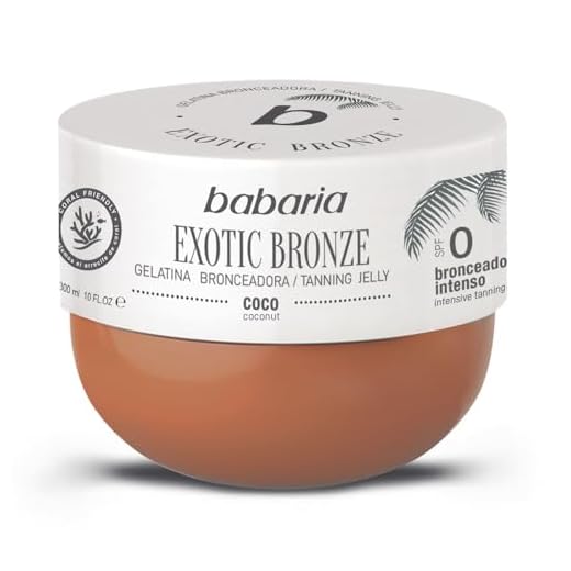 Babaria - Gelatina bronceadora de coco SFP0 - Activador del bronceado - 200 ml