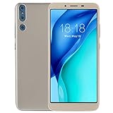 Sorandy Teléfono Móvil Libre 3G, 5" Celulares Desbloqueados Telefonos Moviles Libres Baratos, 2MP + 2MP Dual Cámara, 512MB + 4GB, Android 5.5, Batería 1400mAh, Huellas Dactilares & Face ID(Gold)