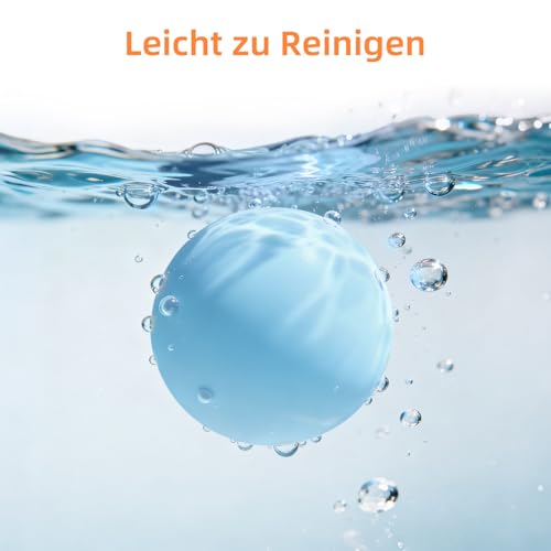 Massage Lacrosse Bälle für Myofasziale Entspannung, Triggerpunkttherapie und Yogatherapie, Fußmassageball zur Linderung von Plantarfasziitis Bleu