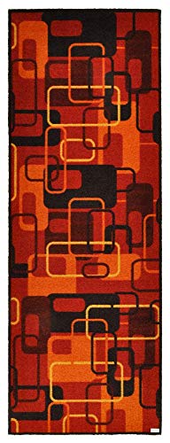 Paillasson rétro de qualité Zala Living polyamide terra rouge
