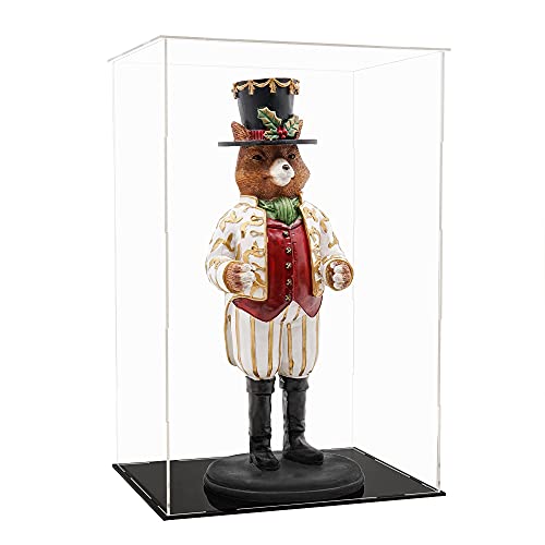 Tingacraft Acrílico Vitrina Cristal (21,9 x 17,9 x 35 cm) para Figura 30cm 1/6, Caja Metacrilato Expositor para Colecciones