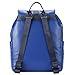 UNIKER Women's Metallic Shiny Backpack - Blue Trendy Waterproof Drawstring Puffer Bag, Y2K Fashion Backpack with Laptop Sleeve for Travel, Daily