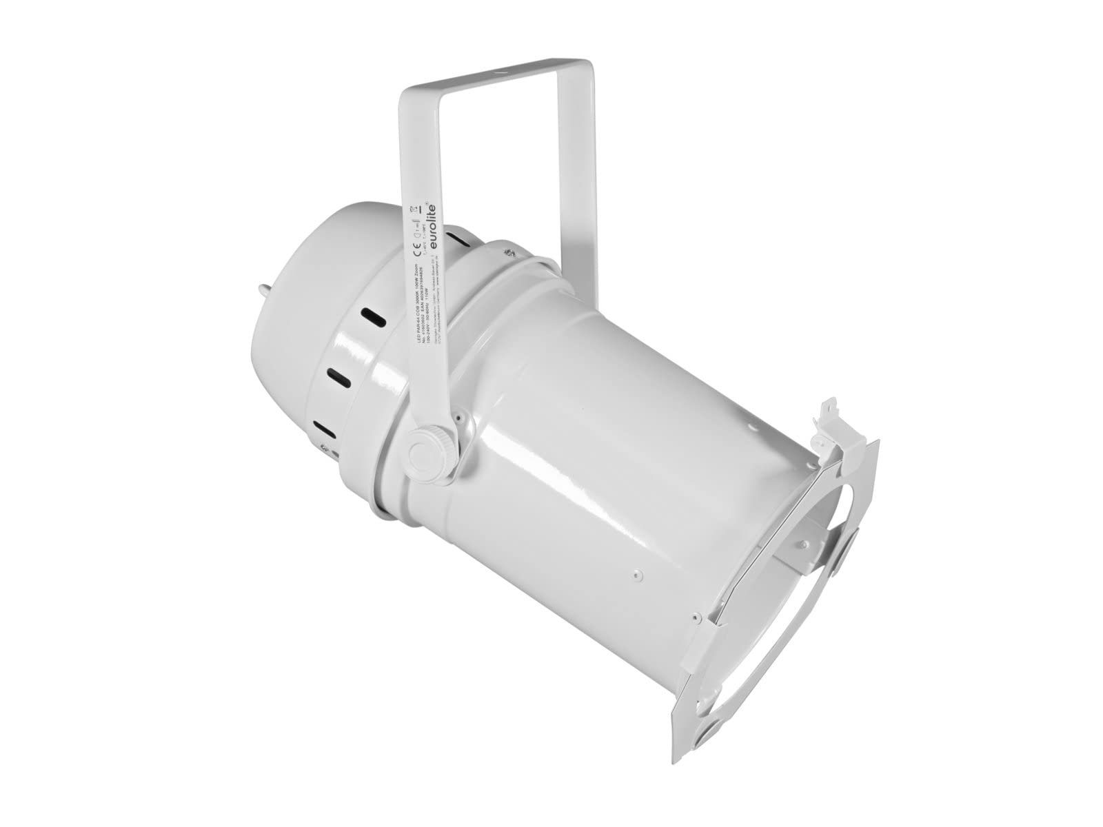 EUROLITE LED PAR-64 COB 3000K 100W Zoom ws | PAR-Scheinwerfer mit warmweißer 100-W-COB-LED und manuellem Zoom