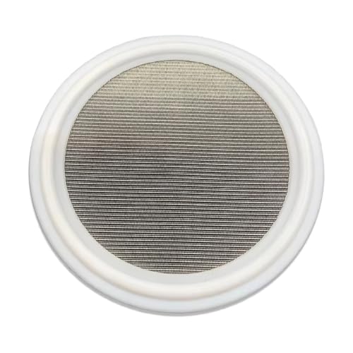 119mmOD-4 Inch TC Triple Clamp Strainer Screen 10-500 Mesh Stainless Steel 304 PTFE Sanitary Gasket Seal for Home Brewing(50 Mesh)
