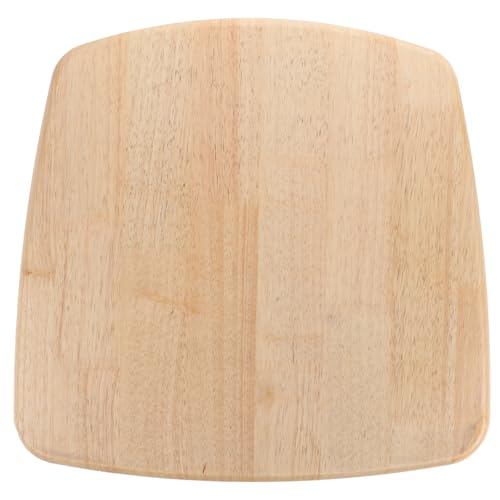 LIFKOME Bar Stool Seat Replacement Wood Chair Seat Top Surface Pad Seating Covers for Metal Chairs Stool Furniture Part Wood Color