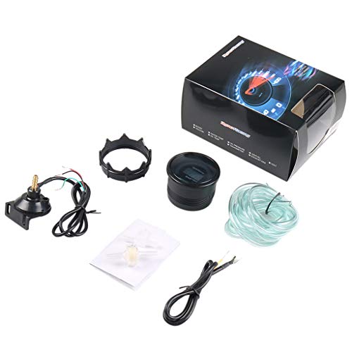 Manometro Turbo Boost Digitale 52mm - Misuratore Pressione 35 PSI Per Auto, Con Display LED E Lente Fumé - Foto 8