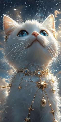 Peinture par Numéro Chat Animal pour Décorer Votre Salon