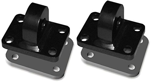 BILLET4X4 XD 3 TON Bumper Shackle MOUNTS - MACHINED (Pair) with Backing Plates