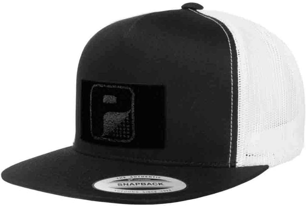 Pull Patch Tactical Hat | Authentic Snapback Flat Bill Trucker Cap | 2x3 Loop Surface to Attach Morale Hook Patches