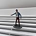 F1015 - Greenhills Scalextric Carrera Standing Man Spectator 1.32 Scale Hand Painted - NEW