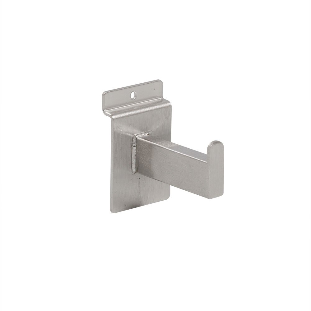 3" Faceout for Slatwall - Satin Nickel Finish,Pack Size - 24