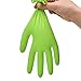 TitanFlex Heavy Duty Green Industrial Nitrile Gloves, 8-mil, XL, Box of 100, Latex Free, Raised Diamond Texture Grip, Powder Free, Food Safe, Rubber Gloves, Mechanic Gloves
