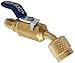 Yellow Jacket 93825 Ritchie Compact Ball Valve For 5/16 Female Flare x 1/4 Male Flare By