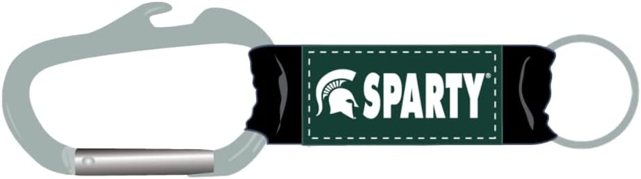 Michigan State Spartans Keychain Carabiner
