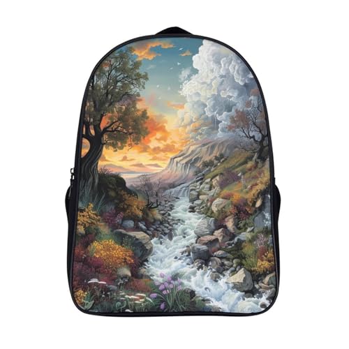 Mochila infantil de paisaje para la vuelta al colegio y excursiones