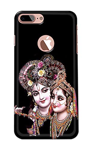 Image of PRINTFIDAA� Printed Hard Back Cover Case for Apple iPhone 7+ Plus Logo | iPhone 8+ Plus Logo Back Cover (Radha Krishna) -2808