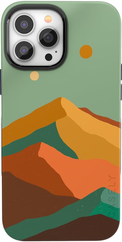 Casely iPhone 14 Pro Case | Endless Peaks | Colorblock Mountain | Compatible with MagSafe | Bold Protective DesignClimatePartner certified