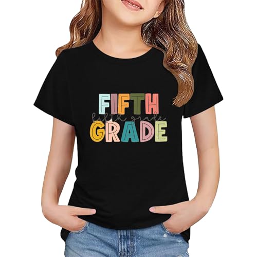 Kindergarten Shirt for Teen Girls Boys First Day of School Shirt Cute Graphic Back to School Clothes 2025 Kids Summer Outfits