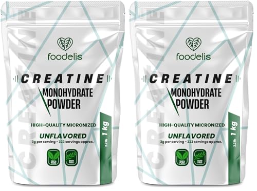 Créatine Monohydrate en Poudre Foodelis pour vos Shakers après l'Entraînement