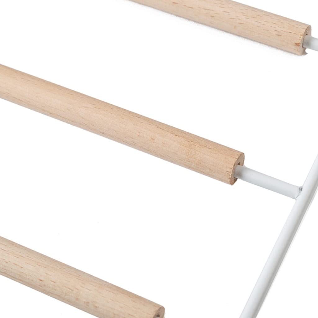 Grucce per Abiti Set da 5 Pezzi di Clip per Pantaloni, gruccia in Ferro battuto Multistrato a 3 Strati Senza Cuciture con Travi, Pantaloni per Vestiti per la casa, gruccia per Pantaloni per