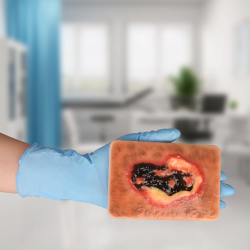 Image of Dry Necrotic Wound Simulation Model for Medical Education
