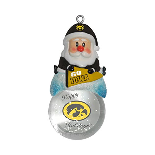NCAA Iowa Hawkeyes Snow Globe Ornament