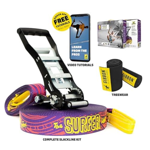 Slackline Gibbon SurferLine 30m Trick und Waterline Set
